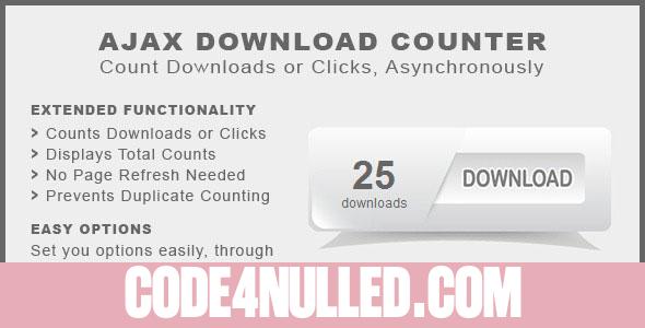 Ajax Download Counter