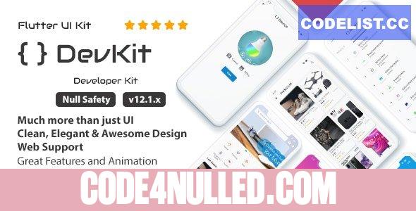 DevKit v12.1.0 - Flutter UI Kit