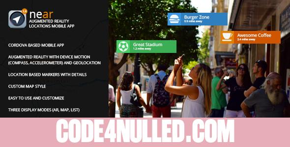 near - Augmented Reality Locations Mobile App