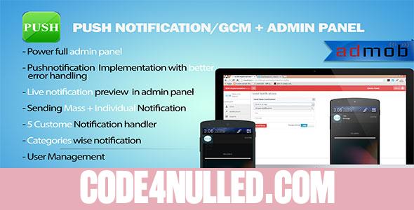 Push Notification/GCM + Admin Panel