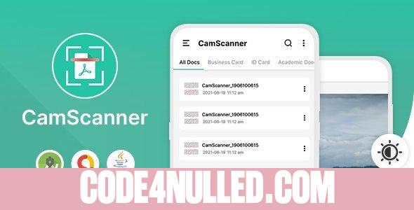 Cam Scanner - Android App with Admob Ads - 23 August 2021