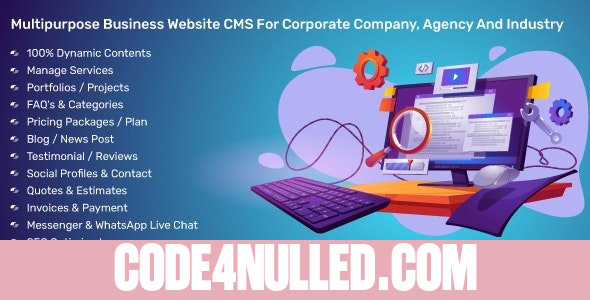 Multipurpose Business Website CMS For Corporate Company, Agency And Industry v4.2.0
