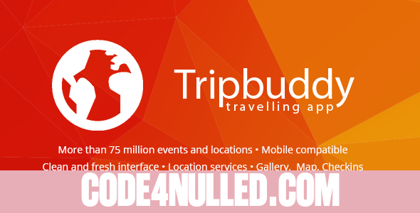Tripbuddy v1.3 - Travel, Locations and Events Web App