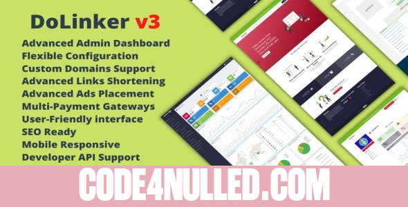 DoLinker v3.1.1 - Ultimate URL Shortener Platform
