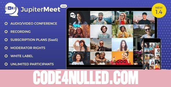 JupiterMeet Pro v1.6.0 - White Label Video Conference - nulled