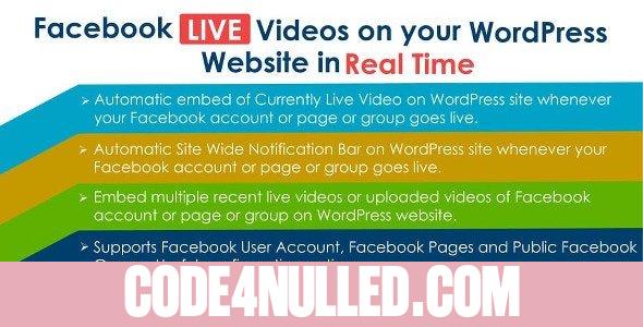 Facebook Live Video Auto Embed for WordPress v3.0.7
