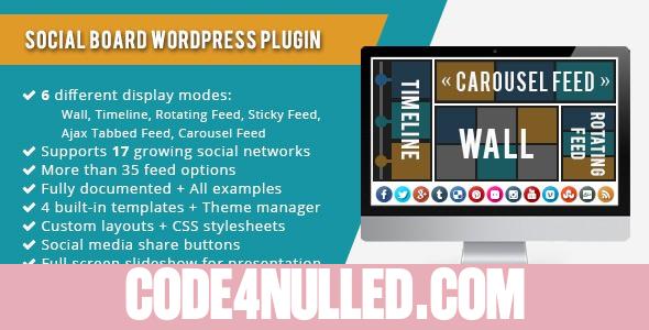 WordPress Social Board v3.7.9