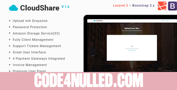 CloudShare v1.6 - Online File Sharing Application