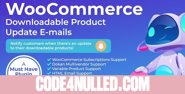 WooCommerce Downloadable Product Update E-mails v2.0.10
