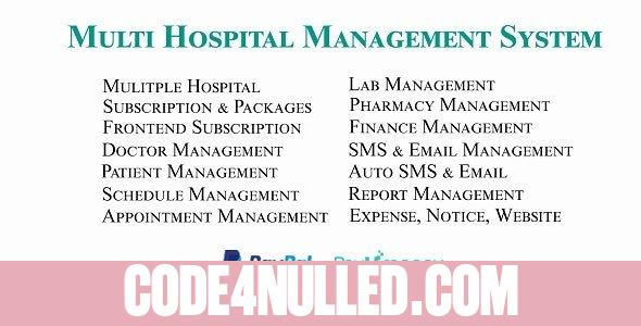 Multi Hospital - Hospital Management System (Saas App) - 29 October 2022