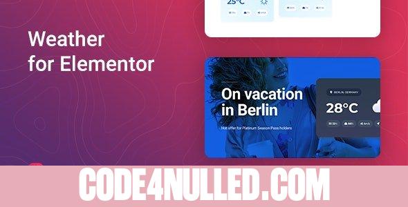 Synopter v1.1.6 - Weather for Elementor