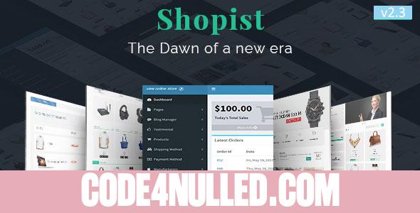 Shopist - Laravel Multivendor eCommerce and Designer