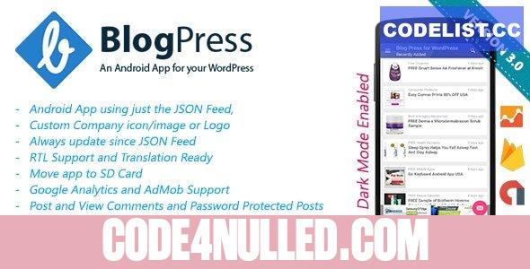 BlogPress v3.0 - An Android App for your WordPress