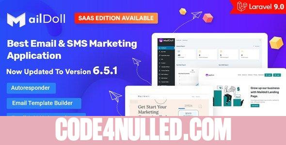 Maildoll v6.5.3 - Email Marketing & SMS Marketing SaaS Application