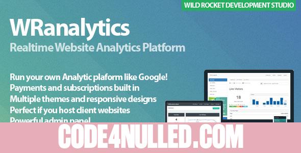 WRanalytics - Realtime, Multiuser Website Analytics Platform