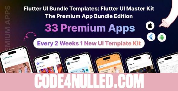 Flutter UI Bundle templates v1.22 - Flutter UI Master Kit