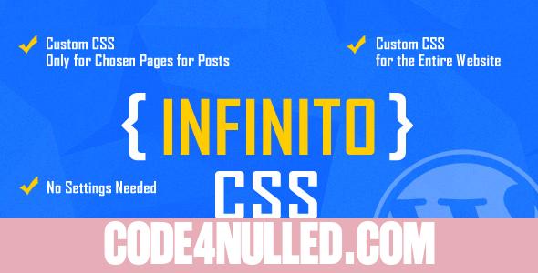 INFINITO v1.2 - Custom CSS for Chosen Pages and Posts