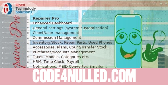 Repairer Pro v1.2.0 - Repairs, HRM, CRM & much more