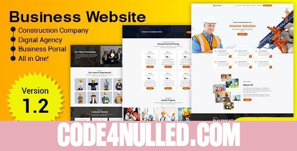 Industry PRO v1.2 - Multipurpose Construction Builder and Agency Website Script