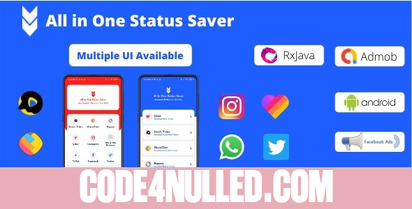 All in One Status Saver v9.0 - SnackVideo, ShareChat, Roposo, Likee, Whatsapp, FB, Insta, TikTok, Twitter