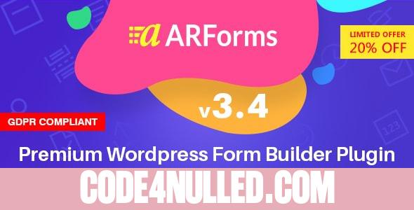 ARForms v3.4 - Wordpress Form Builder Plugin