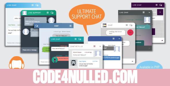 Ultimate Support Chat - PHP Live Chat