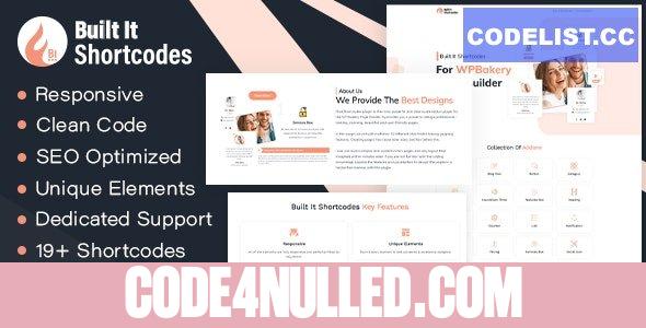 Built It v1.0.0 - WP Bakery Page Builder Extensions Addon