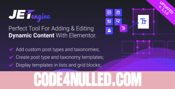 JetEngine v1.1.3 - Adding & Editing Dynamic Content