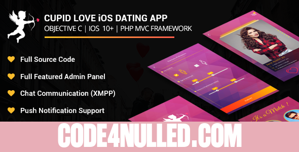 Cupid love iOS Native Application