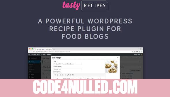 Tasty Recipes v3.0.2 - Recipe Plugin For Food Blogs