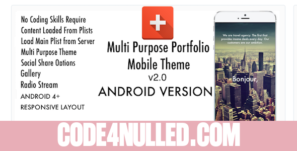 Multi Purpose Mobile Theme Android