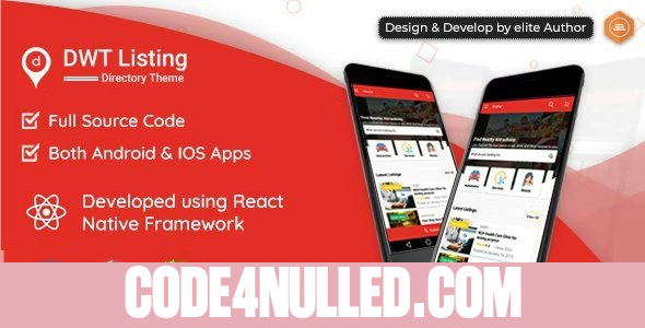 DWT Listing v2.1.5 - Directory & Listing React Native App