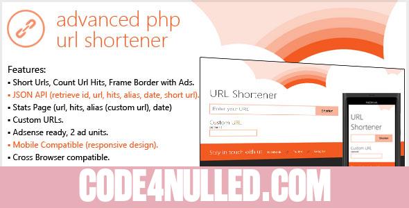 Advanced PHP URL Shortener
