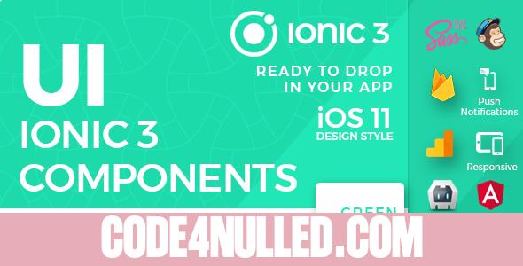 Ionic 3 UI Theme / Template App - iOS 11 style - Green Light