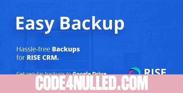 Easy Backup v1.0 - Regular backups for RISE CRM