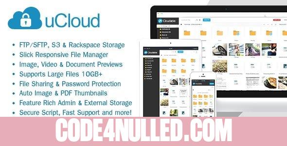 uCloud v2.1.0 - File Hosting Script - Securely Manage, Preview & Share Your Files