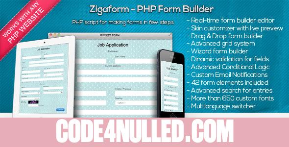 Zigaform - PHP Form Builder - Contact & Survey