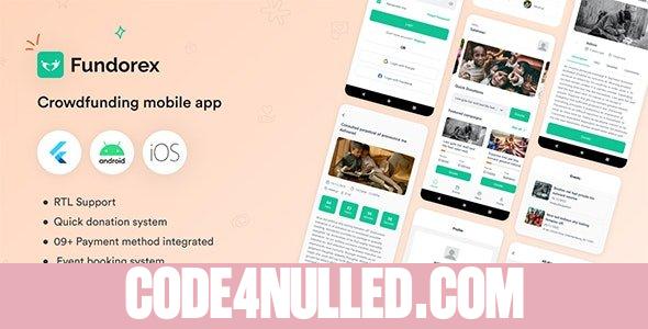 Fundorex v1.0.7 - Crowdfunding Platform Flutter Mobile App