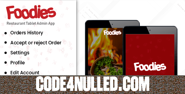Foodies - Android Native Order Taking Restaurant App (21 april 2021)