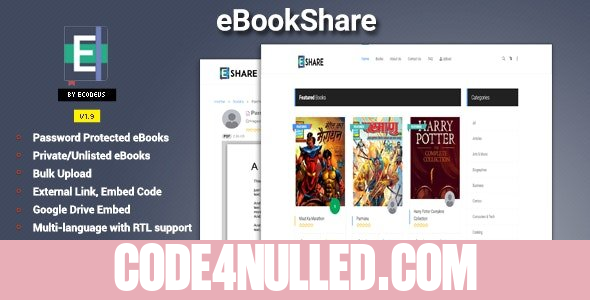 eBookShare v1.9.5 - eBook hosting and sharing script