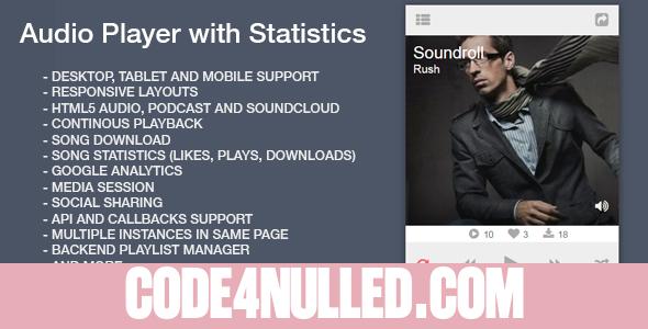Audio Player with Statistics