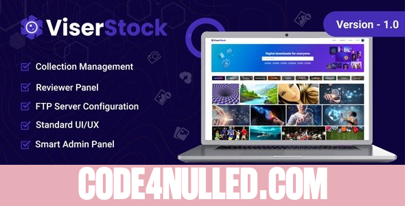 ViserStock v2.2 - Ultimate Microstock Marketplace - nulled