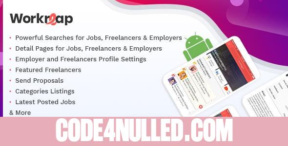 Workreap Android APP v1.0 - WordPress Freelance Marketplace