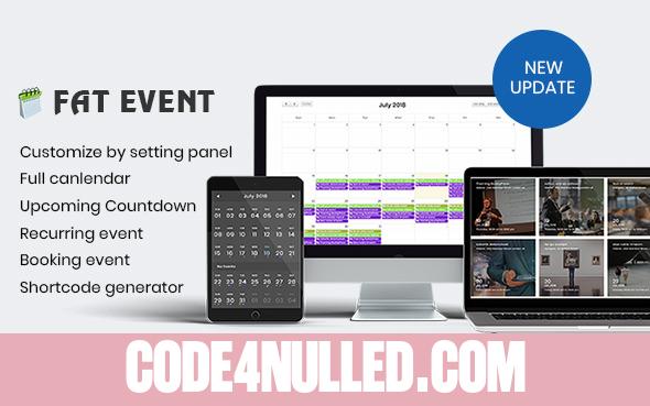 FAT Event v1.20 - WordPress Event and Calendar Booking