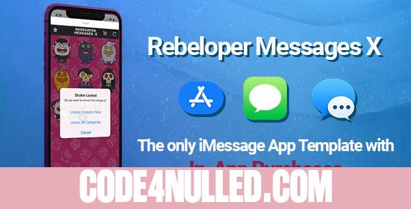 Rebeloper Messages v12 - iMessage App in Swift 4.2, iOS 12 and Xcode 10 ready