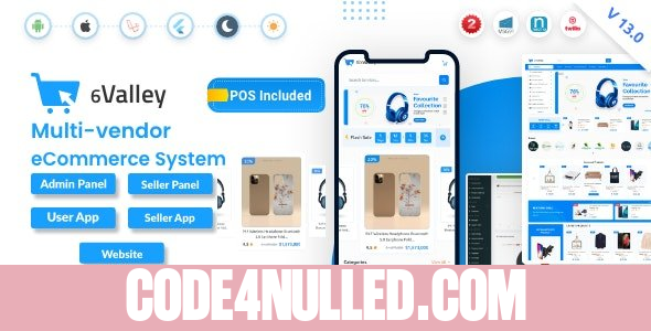 6valley v14.1 - Complete eCommerce Mobile App, Web, Seller and Admin Panel - nulled