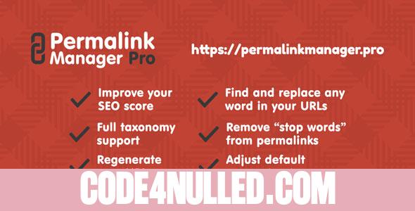 Permalink Manager Pro v2.5.1.2 - WordPress Plugin