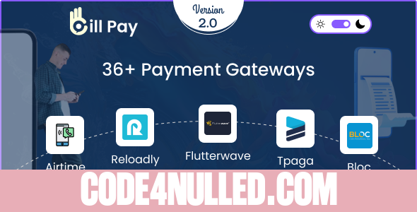 BillPay v2.0 - Topup, Recharge and Utility Bill Payment Solution