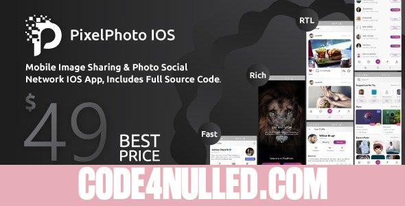 PixelPhoto IOS v1.0.4 - Mobile Image Sharing & Photo Social Network