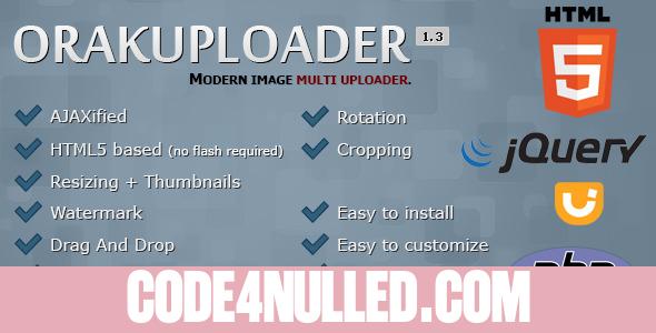 OrakUploader - Modern Image Multi Uploader